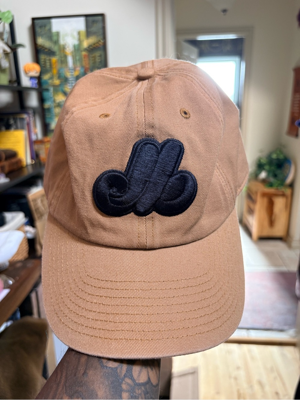 '47 | MLB Montreal Expos Baseball Cotton Clean Up Strapback Cap - O/S, Tan/Black